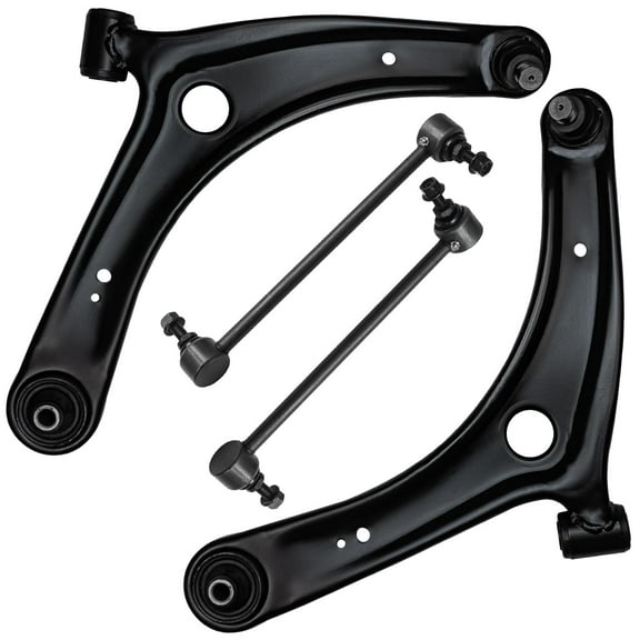 Detroit Axle - Front Lower Control Arms w/ Ball Joint + Sway Bar Suspension Kit Replacement for Mitsubishi Lancer Outlander Sport - 4pc Set