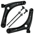 thumbnail image 1 of Detroit Axle - Front Lower Control Arms w/ Ball Joint + Tie Rod Suspension Kit Replacement for Mitsubishi Lancer Outlander - 6pc Set, 1 of 7
