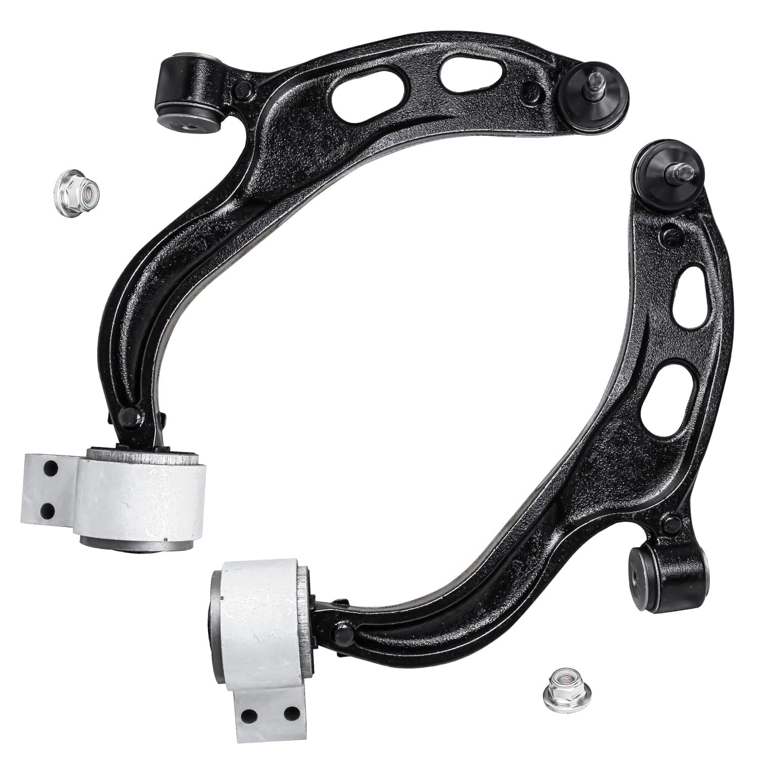 Detroit Axle - 2pc Front Lower Control Arms for 2010-2012 Ford Taurus, 2010-2012 2015-2019 Flex, 2010-2019 Lincoln MKT, Lower Control Arms w/Ball Joints Assembly Replacement
