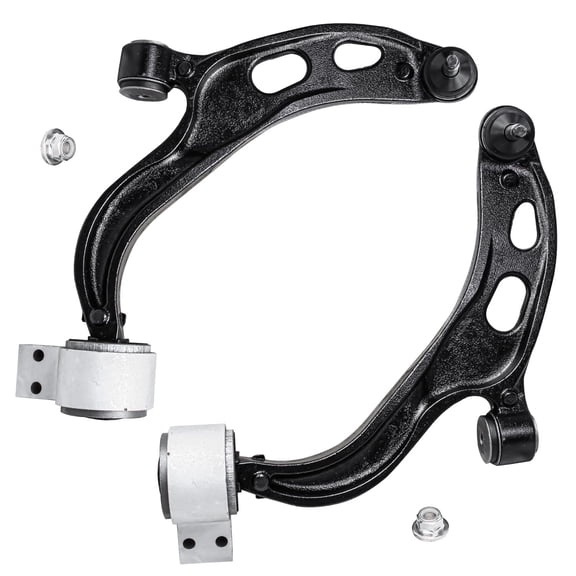 Detroit Axle - 2pc Front Lower Control Arms for 2010-2012 Ford Taurus, 2010-2012 2015-2019 Flex, 2010-2019 Lincoln MKT, Lower Control Arms w/Ball Joints Assembly Replacement