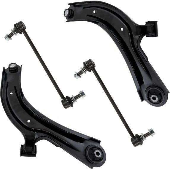 Detroit Axle - Front Lower Control Arms w/Ball Joints Sway Bar Links Replacement for Nissan Sentra NV200 Chevrolet City Express - 4pc Set