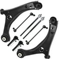 thumbnail image 1 of Detroit Axle - Front Lower Control Arms w/Ball Joints Sway Bar Links Tie Rods Replacement for 2009 2010 Town & Country Dodge Grand Caravan VW Routan, 1 of 7