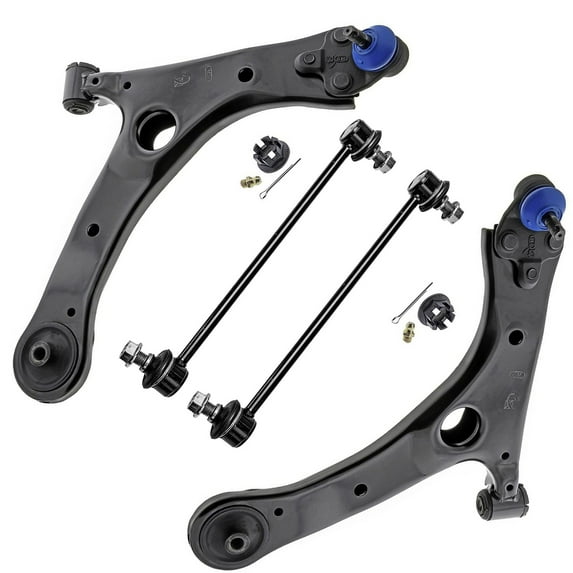 Detroit Axle - Front Lower Control Arms w/ Ball Joints + Sway Bars Replacement for 2014-2019 Toyota Corolla - 4pc Set