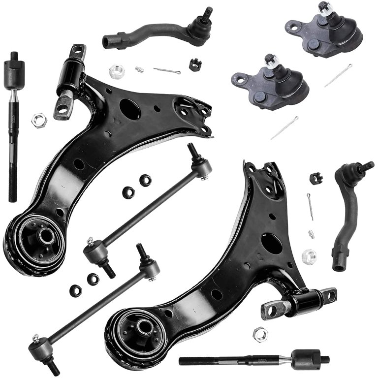 12pc Front Lower Control Arm & Tie Rod & Sway Bar Kit For Lexus ES300 Toyota Camry 02-03