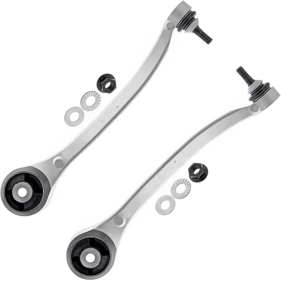 Detroit Axle - Front Lower Forward Control Arm for 2012-2024 Tesla S 2016-2024 X Lower Control Arms w/ Ball Joints Assembly Replacement