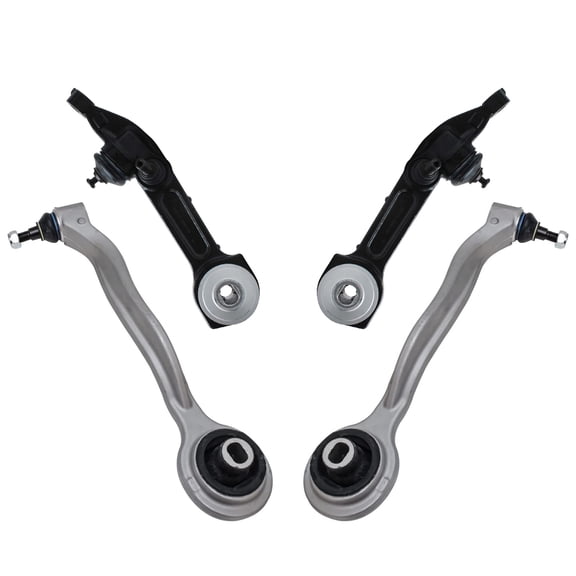 Detroit Axle - 4pc Front End Control Arms Kit for 2000-2006 Mercedes-Benz S430 S500 S350, Lower Forward & Rearward Control Arms w/ Ball Joints Replacement