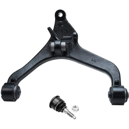 Detroit Axle Front Lower Left Control Arm + Lower Ball Joint Replacement for 2002 - 2004 Jeep Liberty - 2pc Set