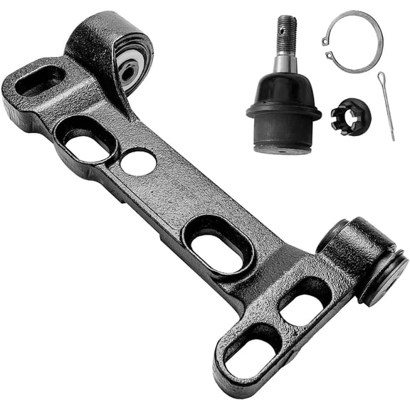 Detroit Axle - Front 2pc Suspension Kit for Buick Rainier Chevrolet Trailblazer EXT GMC Envoy XL XUV Saab 9-7x Oldsmobile Bravada, Lower Control Arm Support Bracket Lower Ball Joint Replacement