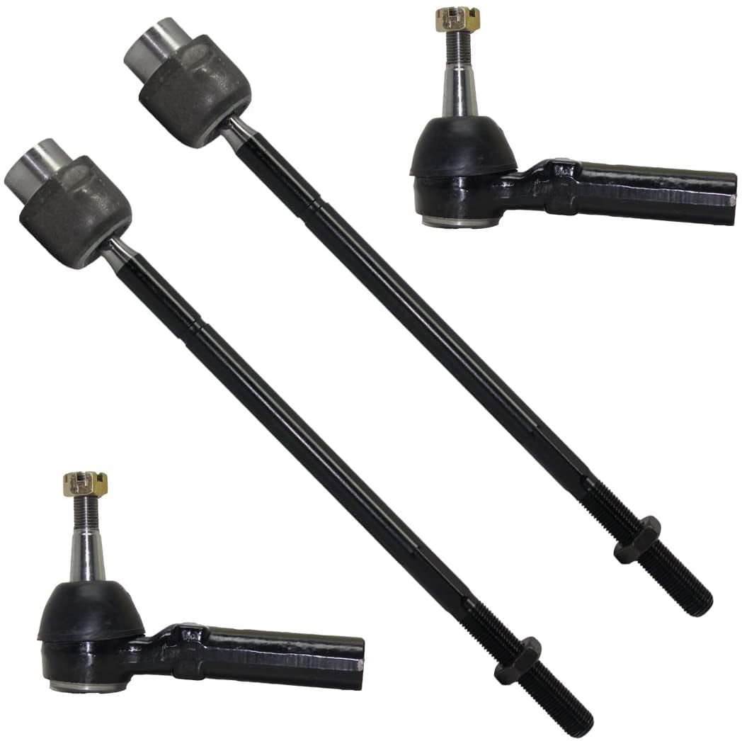 Detroit Axle Front Outer & Inner Tie Rod Ends for 20002013 Chevy