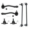 thumbnail image 1 of Detroit Axle - 6pc Front Suspension Kit for 2006-2011 Kia Rio Rio5, 2 Lower Ball Joints 2 Sway Bars 2 Outer Tie Rods 2007 2008 2009 2010 Replacement, 1 of 7