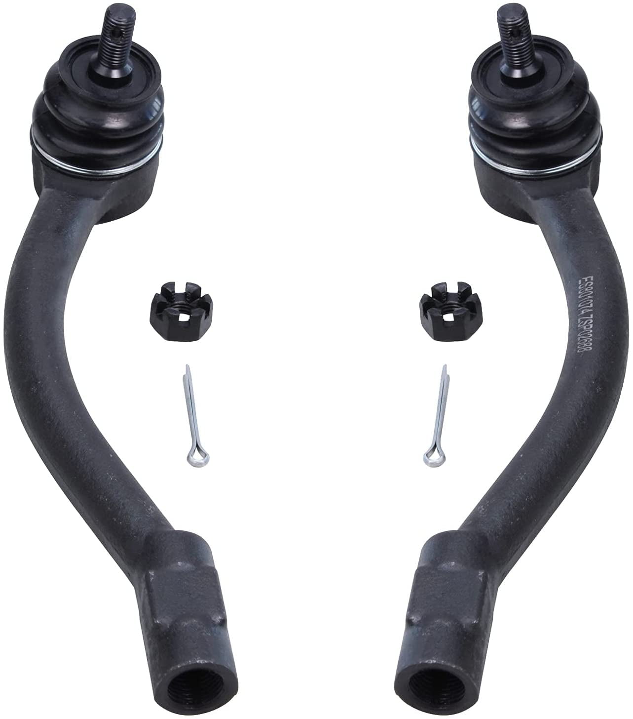 Detroit Axle - Front Outer Tie Rod Ends Replacement for Hyundai Elantra GT Veloster Kia Soul EV Fits select: 2012-2013 HYUNDAI ELANTRA GLS/LIMITED, 2014-2016 HYUNDAI ELANTRA SE/SPORT/LIMITED