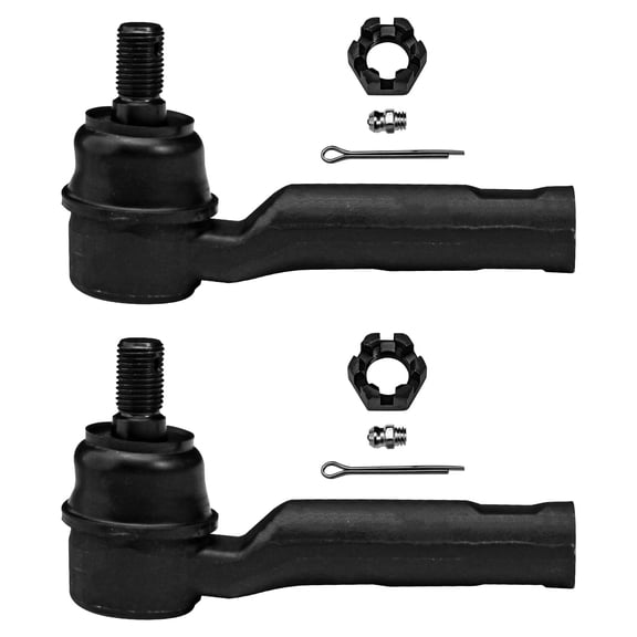 Detroit Axle - Front Outer Tie Rod Ends Replacement for Lexus GX460 Toyota Tacoma FJ Cruiser 4Runner Fits select: 2013 TOYOTA TACOMA DOUBLE CAB, 2005-2007 TOYOTA TACOMA ACCESS CAB