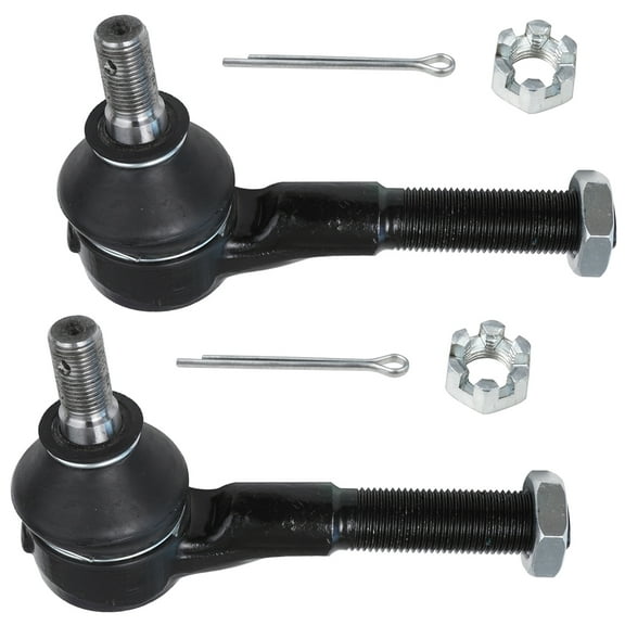 Detroit Axle - Front Outer Tie Rod Ends Replacement for Mitsubishi Montero Sport Montero Fits select: 2001-2002 MITSUBISHI MONTERO SPORT XLS, 1999-2000 MITSUBISHI MONTERO SPORT LS/SPORT XLS