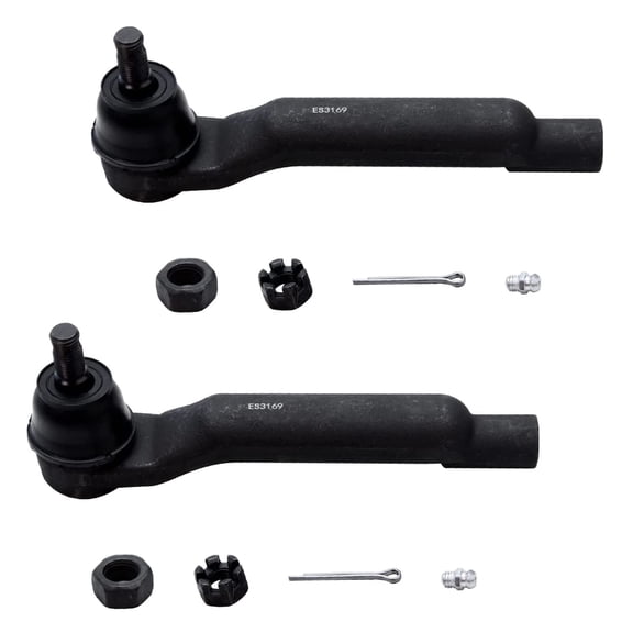 Detroit Axle - Front Outer Tie Rod Ends Replacement for 1993-1998 Lincoln Mark VIII