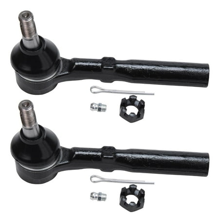 Detroit Axle - Front Outer Tie Rod Ends Replacement for 1995-2005 Chevrolet Cavalier Pontiac Sunfire - 2pc Set