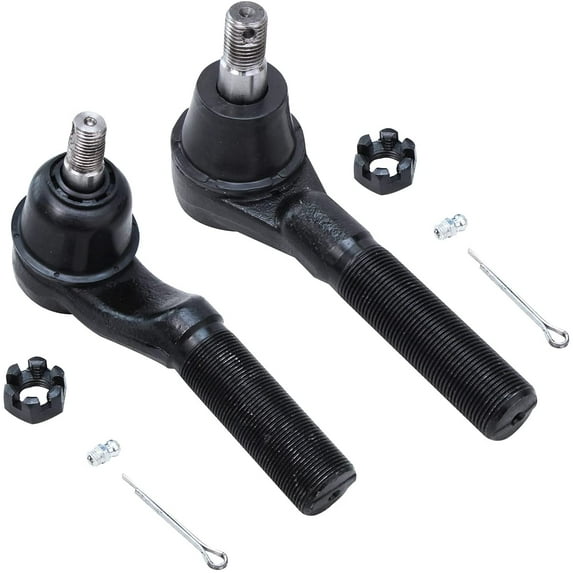 Detroit Axle - Front Outer Tie Rod Ends Replacement for Ford E250 E350 Club Wagon E450 Econoline Super Duty Fits select: 2006 FORD ECONOLINE E250 VAN