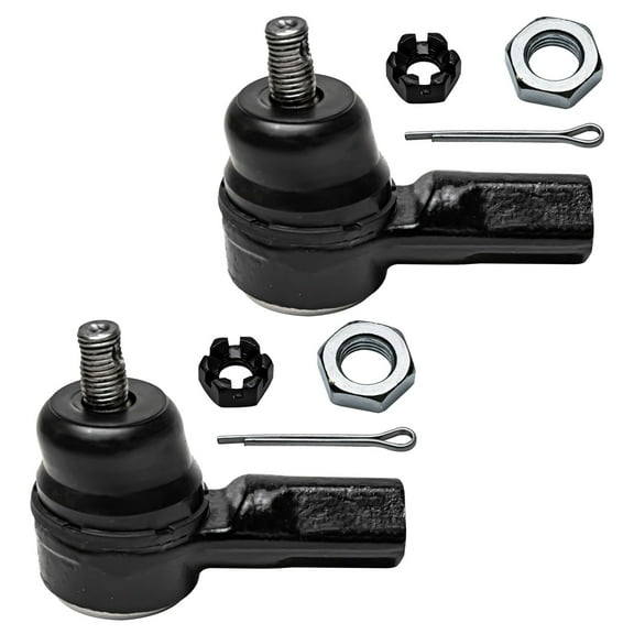 Detroit Axle - Front Outer Tie Rod Ends Replacement for Honda Civic CR-V - 2pc Set Fits select: 2001-2005 HONDA CIVIC LX, 2002-2004 HONDA CR-V EX
