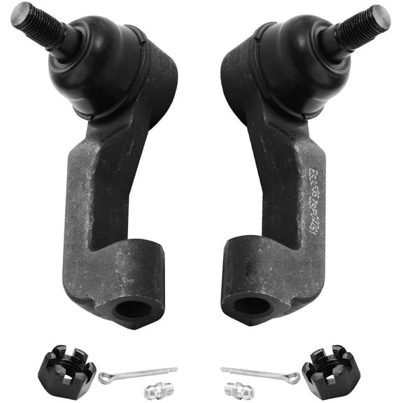 Detroit Axle - Front Outer Tie Rod Ends for 2002-2007 Jeep Liberty 2003 2004 2005 2006 Driver and Passenger Side Outer Tie Rods Replacement
