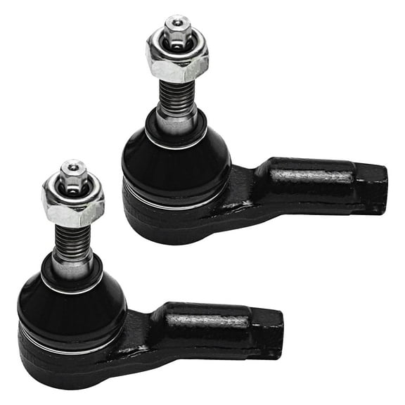 Detroit Axle - Front Outer Tie Rods Assembly Replacement for 2012 2013 2014 2015 2016 2017 2018 2019 Chevrolet Sonic - 2pc Set