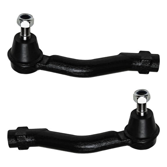Detroit Axle - Front Outer Tie Rods for 2005-2009 Hyundai Tucson, 2005-2010 Kia Sportage, 2 Outer Tie Rod Ends 2006 2007 2008 Replacement