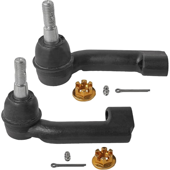 Detroit Axle - Front Outer Tie Rods for 2021-2024 Ford F-150 2022-2024 Expedition Lincoln Navigator, Pair Outer Tie Rod End Links 2023 Replacement