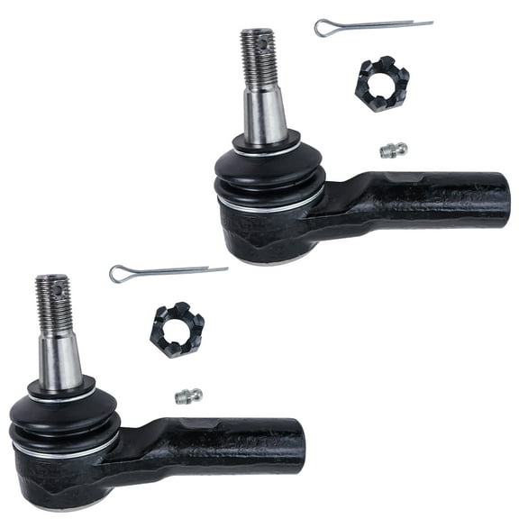 Detroit Axle - Front Outer Tie Rods for 5-Lug 2006-2012 Dodge Ram 1500 2007 2008 2009 2010 2011 Outer Tie Rod Ends Replacement Pair set
