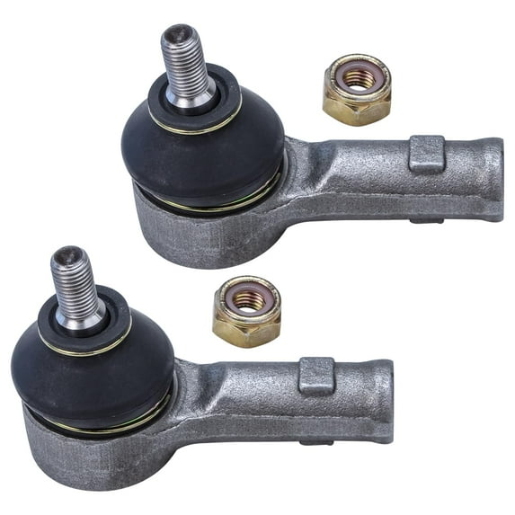 Detroit Axle - Front Outer Tie Rods for Volkswagen Jetta Rabbit Cabriolet Scirocco Porsche 924 944, 2 Outer Tie Rod Ends Replacement