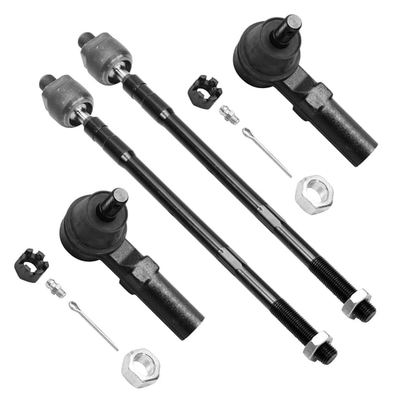 Detroit Axle - Front Outer and Inner Tie Rod Ends Replacement for 2004-2008 Nissan Maxima 2002-2006 Nissan Altima