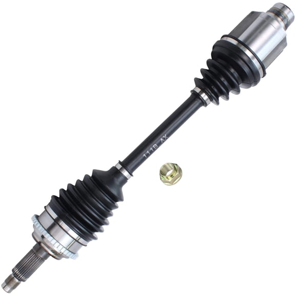 Detroit Axle - Front Right CV Axle for 06-12 Ford Fusion 03-08 Mazda 6 06-11 Mercury Milan 11-12 Lincoln MKZ, Passenger Side CV Axle Assembly 2006 2007 2008 2009 2010 2011 2012