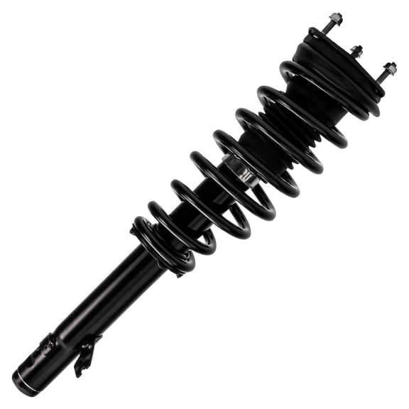 Detroit Axle - Front Passenger Side Coil Spring and Ready Strut Assembly fits 2009-2013 Mazda 6 - 2.5L w/Automatic Trans [Not for Sport Suspension]