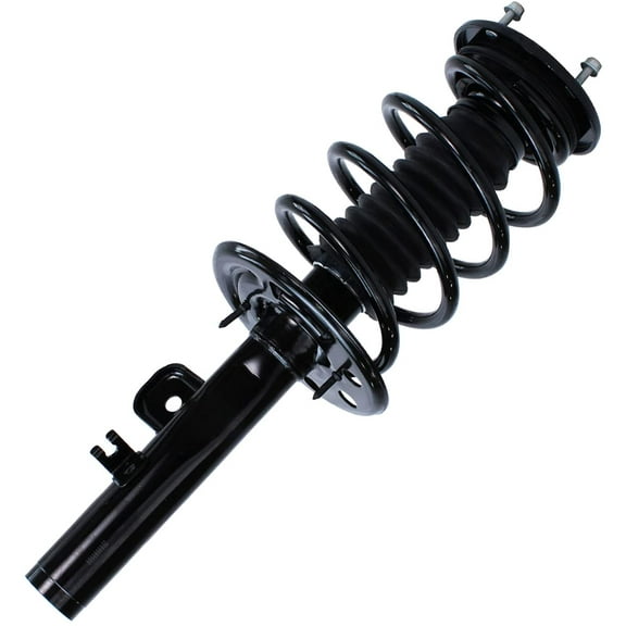 Detroit Axle - Front Passenger Side Strut with Coil Spring Assembly 272535 Replacement for 2009 2010 2011 2012 Ford Flex (NO Turbo)