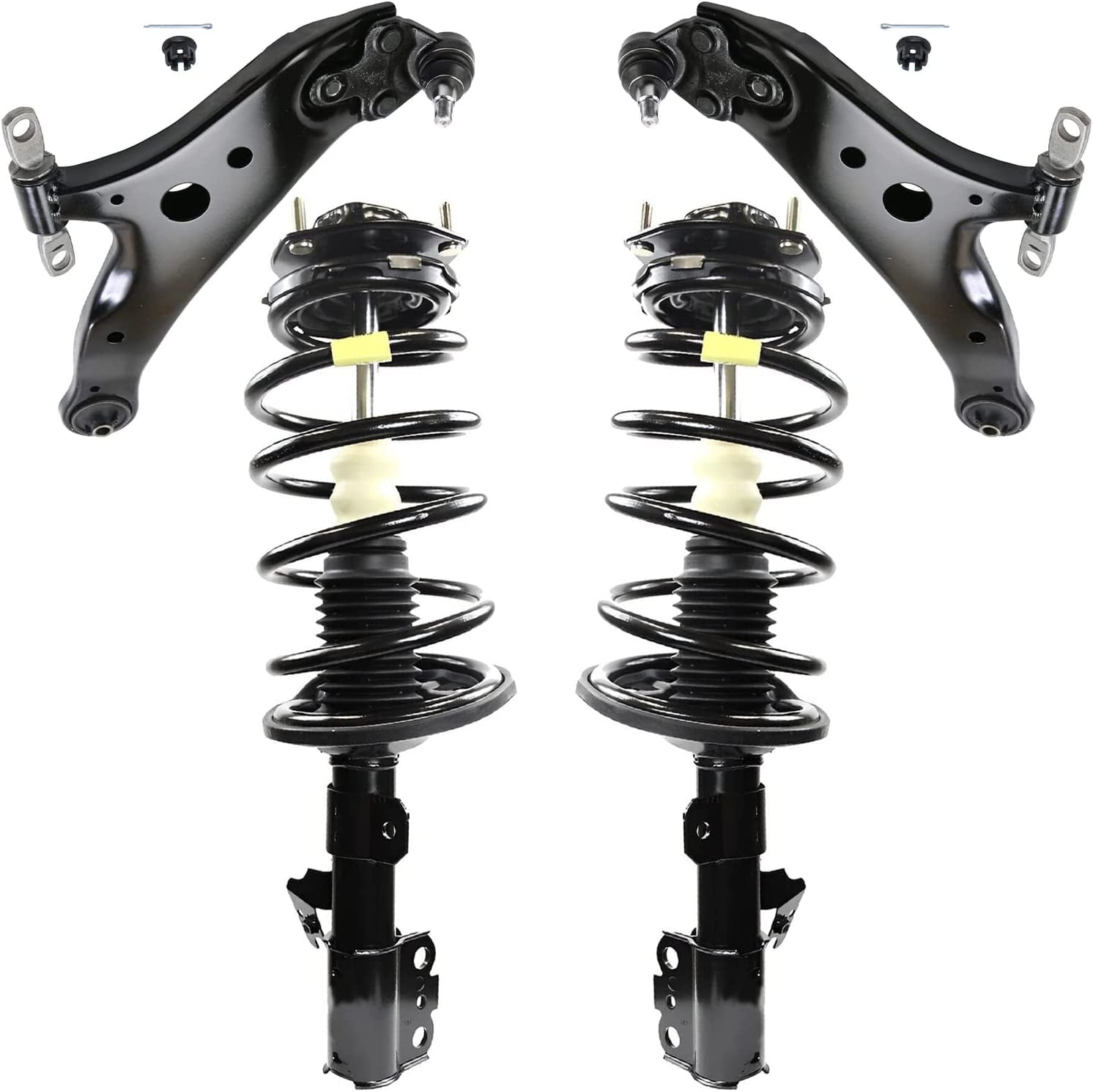 Detroit Axle Front Quick Struts w/ Coil Spring Lower Control Arms