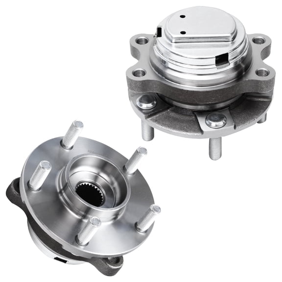 Detroit Axle - Front RWD Wheel Bearing Hubs for Infiniti G37 G35 M35 Q50 FX35 EX35 M37 G25 M45 Q60 Q70 Q70L QX70 QX50 M56 FX37 Q40 EX37 M35h Nissan 370Z, 2 Wheel Bearing and Hubs Assembly Replacement