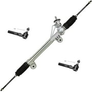 Detroit Axle - Front Rack & Pinion Kit for 2WD 1999-2006 Chevy Silverado GMC Sierra 1500, 1 Power Steering Rack & Pinion 2 Outer Tie Rod Ends 1999 2000 2001 2002 2003 2004 2005 2006 Replacement