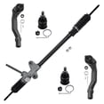 thumbnail image 1 of Detroit Axle - Steering Rack and Pinion Kit for 1992-1995 Honda Civic 1993-1997 Civic Del Sol Rack and Pinion Assembly 2 Outer Tie Rod Ends 2 Lower Ball Joints 1994 Replacement, 1 of 7