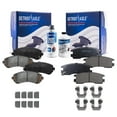 thumbnail image 1 of Detroit Axle - Brake Pads for Buick Rendezvous Pontiac Montana Aztek Silhouette Venture Front & Rear Ceramic Brake Pads Replacement, 1 of 7