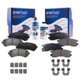 thumbnail image 1 of Detroit Axle - Brake Pads for Buick Rendezvous Pontiac Aztek Montana Olds Silhouette Chevrolet  Venture, Front & Rear Ceramic Brake Pads Replacement, 1 of 7