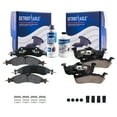 thumbnail image 1 of Detroit Axle - Front Rear Brakes Brake Pads Replacement for Ford Expedition Lincoln Navigator, 1 of 7