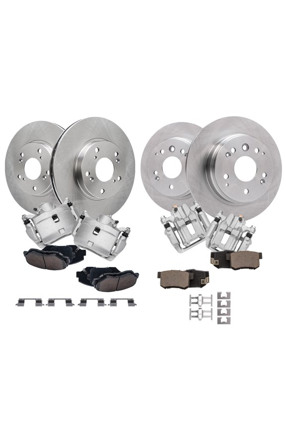 - Front & Rear Brakes and Rotors Brake Pads Brake Calipers Replacement for Honda Element