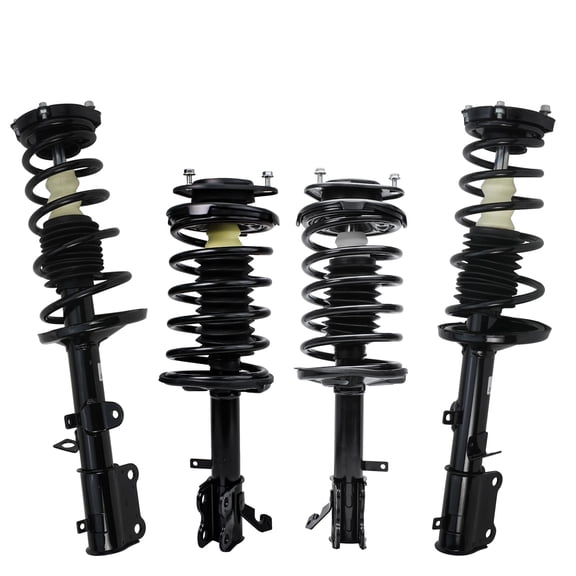 Detroit Axle - Front & Rear Complete Strut & Coil Spring Assembly replacement for Geo Prizm - 4pc Set Fits select: 2001-2002 TOYOTA COROLLA CE/LE/S, 1998-2000 TOYOTA COROLLA VE/CE/LE