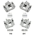 thumbnail image 1 of Detroit Axle - Front & Rear Disc Brake Calipers w/Bracket Replacement for Jeep Wrangler Liberty, 1 of 6