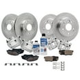 thumbnail image 1 of Detroit Axle - Front & Rear Disc Brake Rotors + Brake Calipers + Ceramic Brake Pads Replacement for 2003-2011 Honda Element, 1 of 6