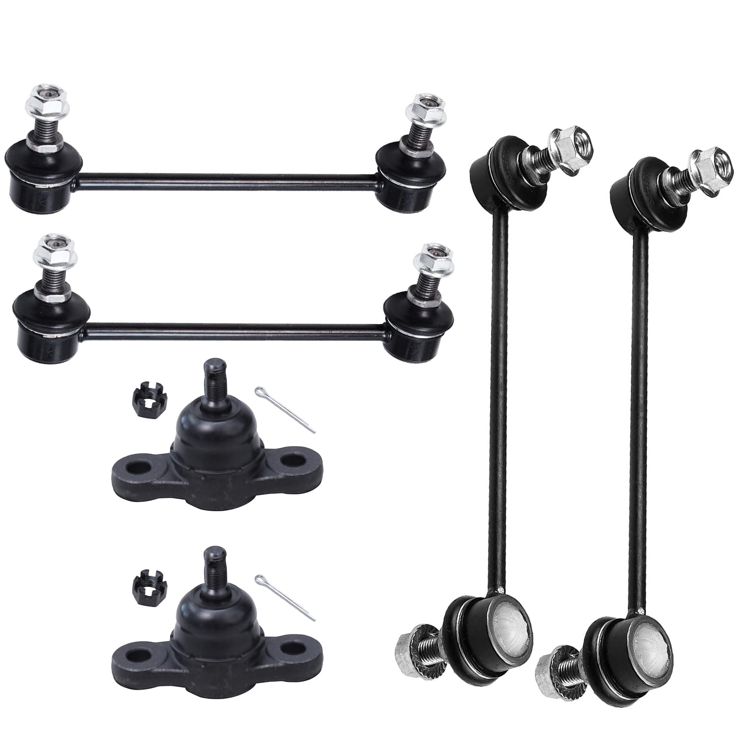 Detroit Axle Front & Rear Sway Bar Links + Lower Ball Joints