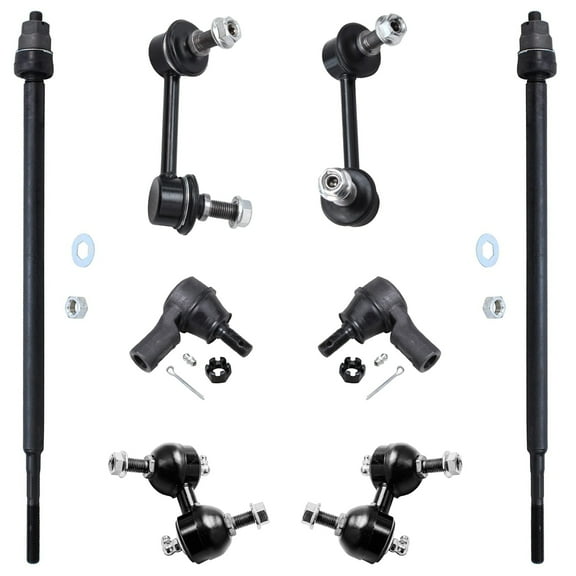 Detroit Axle - Front & Rear Sway Bar Links Tie Rods Replacement for 2003-2011 Honda Element