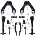 thumbnail image 1 of Detroit Axle - Front & Rear Upper Control Arms w/ Ball Joints + Front Sway Bars + Tie Rods Replacement for Acura CL Honda Accord - 12pc Set, 1 of 8