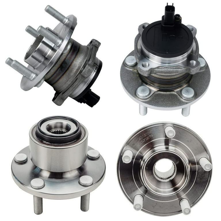 Detroit Axle - Front + Rear Wheel Bearing & Hub Assemblies