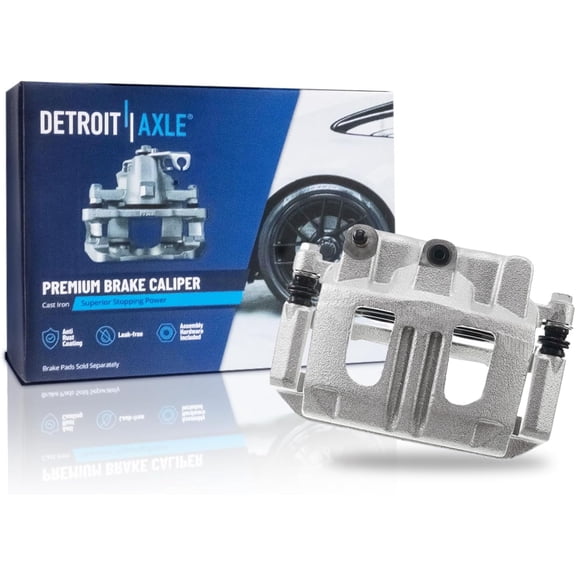 Detroit Axle - Front Right Brake Caliper for 05-06 Chevy Equinox 04-07 Saturn Vue 06 Pontiac Torrent, Disc Brake Caliper with Bracket Assembly 2004 2005 2006 2007 Replacement