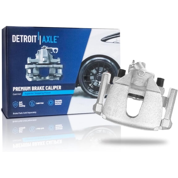 Detroit Axle - Front Right Brake Caliper for 08-13 Mazda 3, 08-15 5, 11-13 3 Sport, Disc Brake Caliper with Bracket Replacement Brake Caliper Assembly