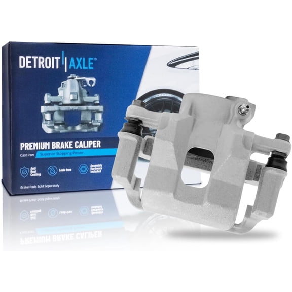 Detroit Axle - Front Right Brake Caliper for 1990 1991 1992 INFINITI M30 1987-1988 Nissan 200SX, Passenger Side Disc Brake Caliper with Bracket Replacement
