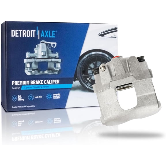 Detroit Axle - Front Right Brake Caliper for 1990 Chrysler Imperial 1988 1989 1990 New Yorker Dodge Dynasty, Passenger Side Disc Brake Caliper 1989 Replacement